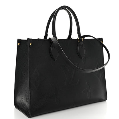 Louis Vuitton Empreinte Monogram Giant Onthego MM Black 3 of 9