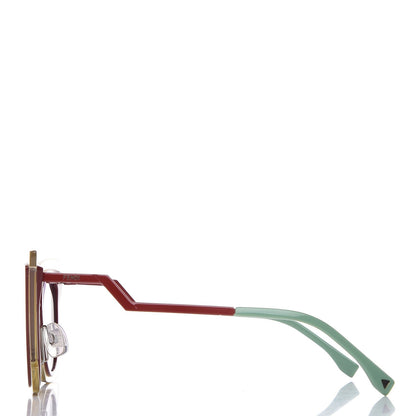 Fendi Cat Eye Orchidea Sunglasses FF 0117/S Red Green 3 of 6