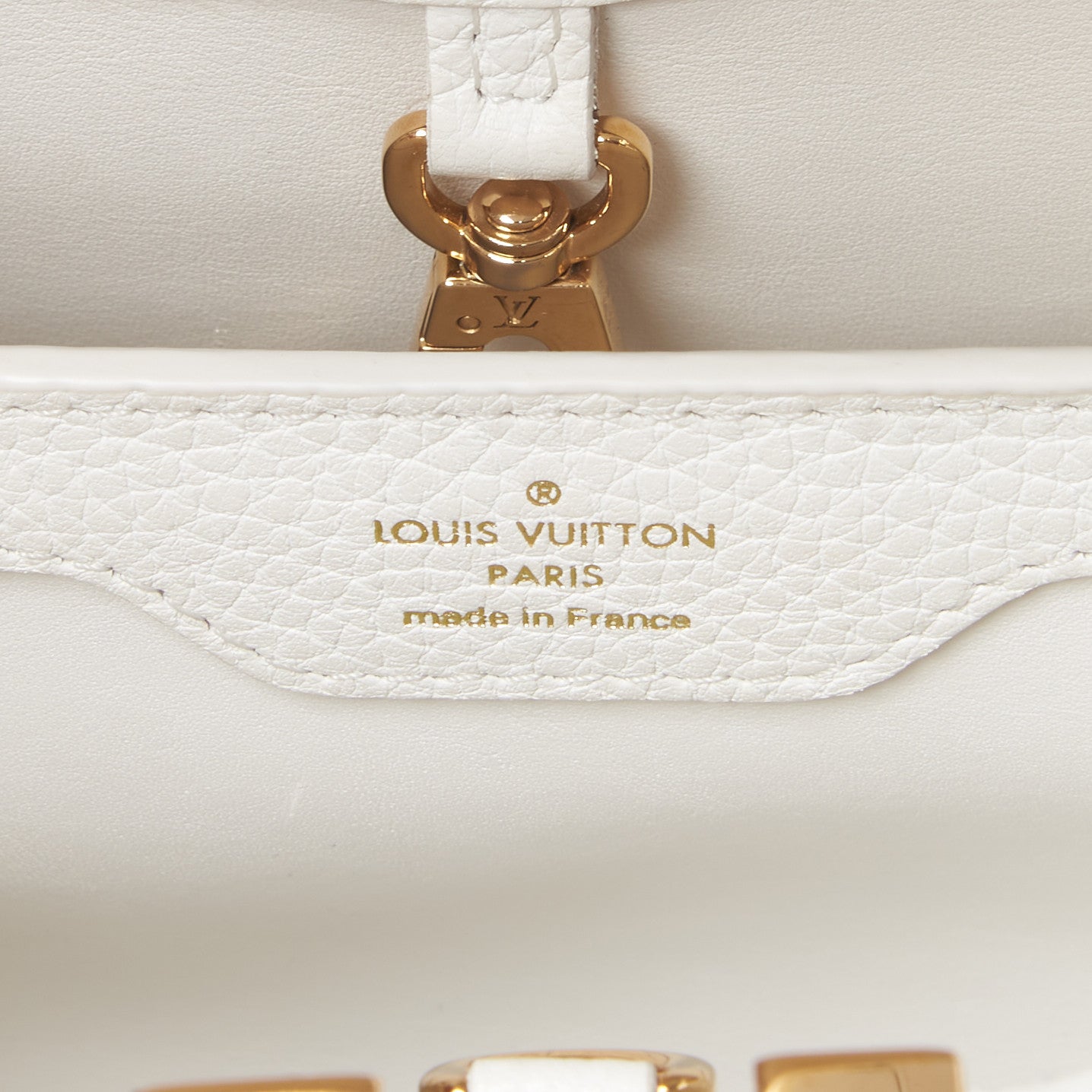 Taurillon Embellished Flower Crown Capucines PM White