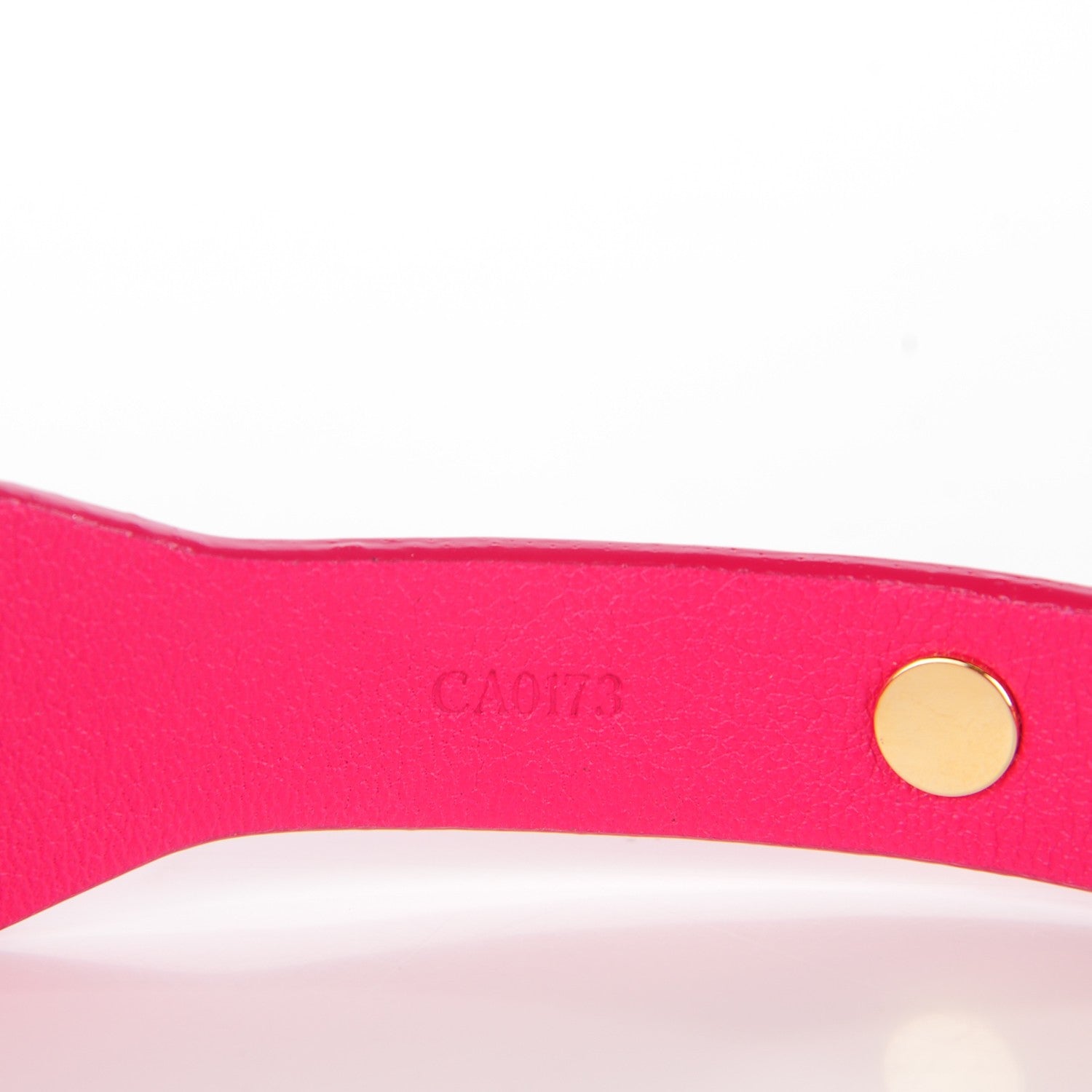 Louis Vuitton Goatskin Spike It Wrap Bracelet 17 Rose Indien 6 of 7