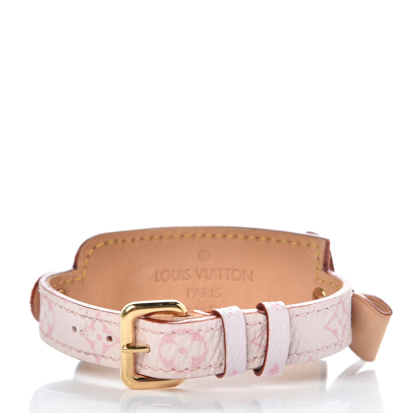 Monogram Cherry Blossom Address Wish Bracelet Pink