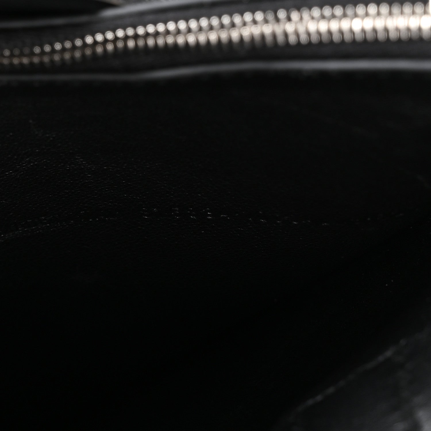 Balenciaga Smooth Calfskin Large Bel Air Carry All Bag Black 7 of 10