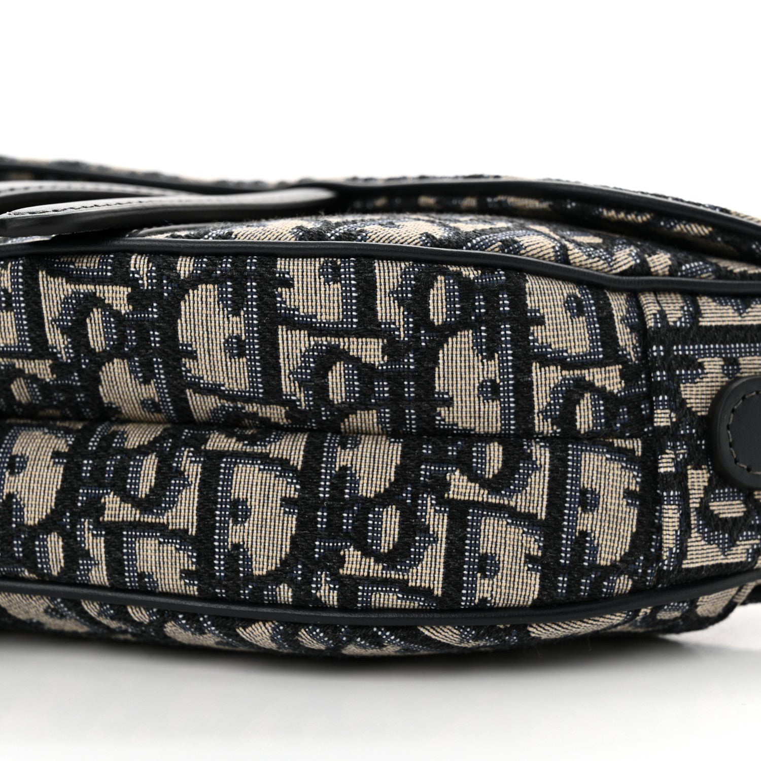 Christian Dior Oblique Saddle Bag Blue 10 of 11
