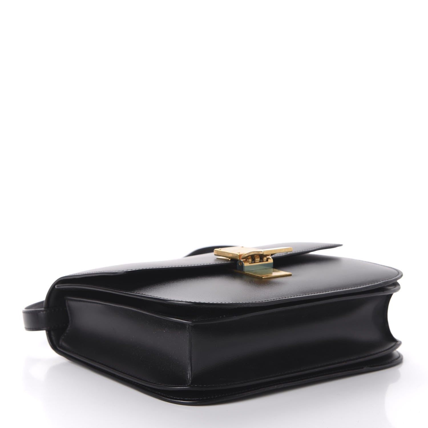 Celine Box Calfskin Medium Classic Box Flap Bag Black 4 of 10