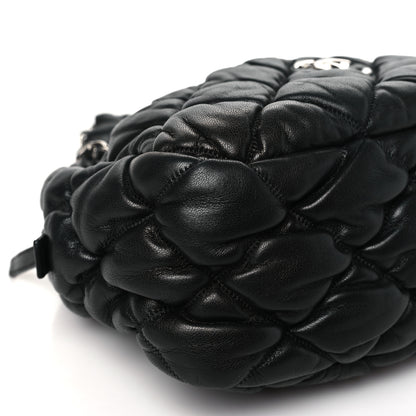 Chanel Lambskin Bubble Quilt Camera Case Black 9 of 10