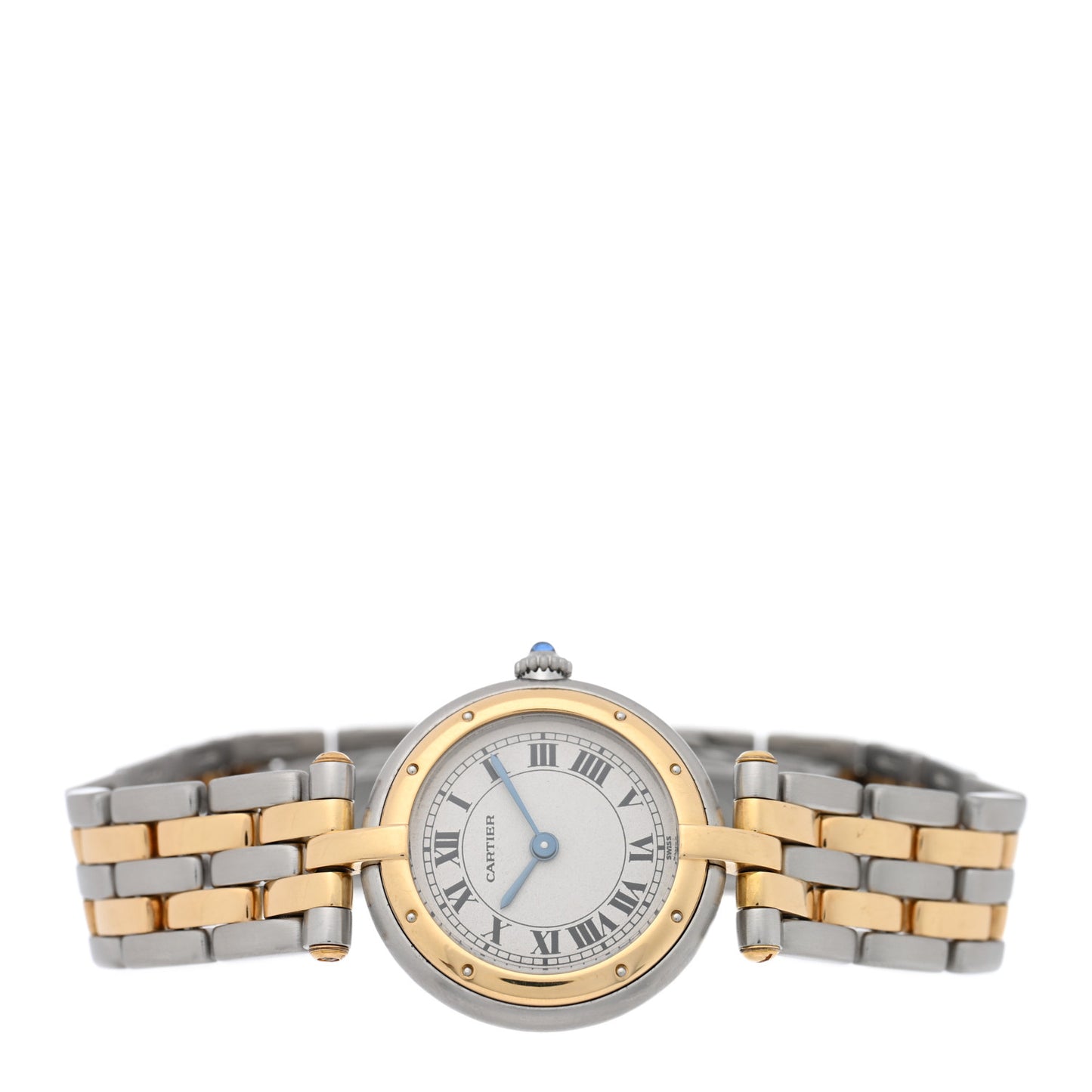 Stainless Steel 18K Yellow Gold 24mm Panthere Vendome Quartz Watch