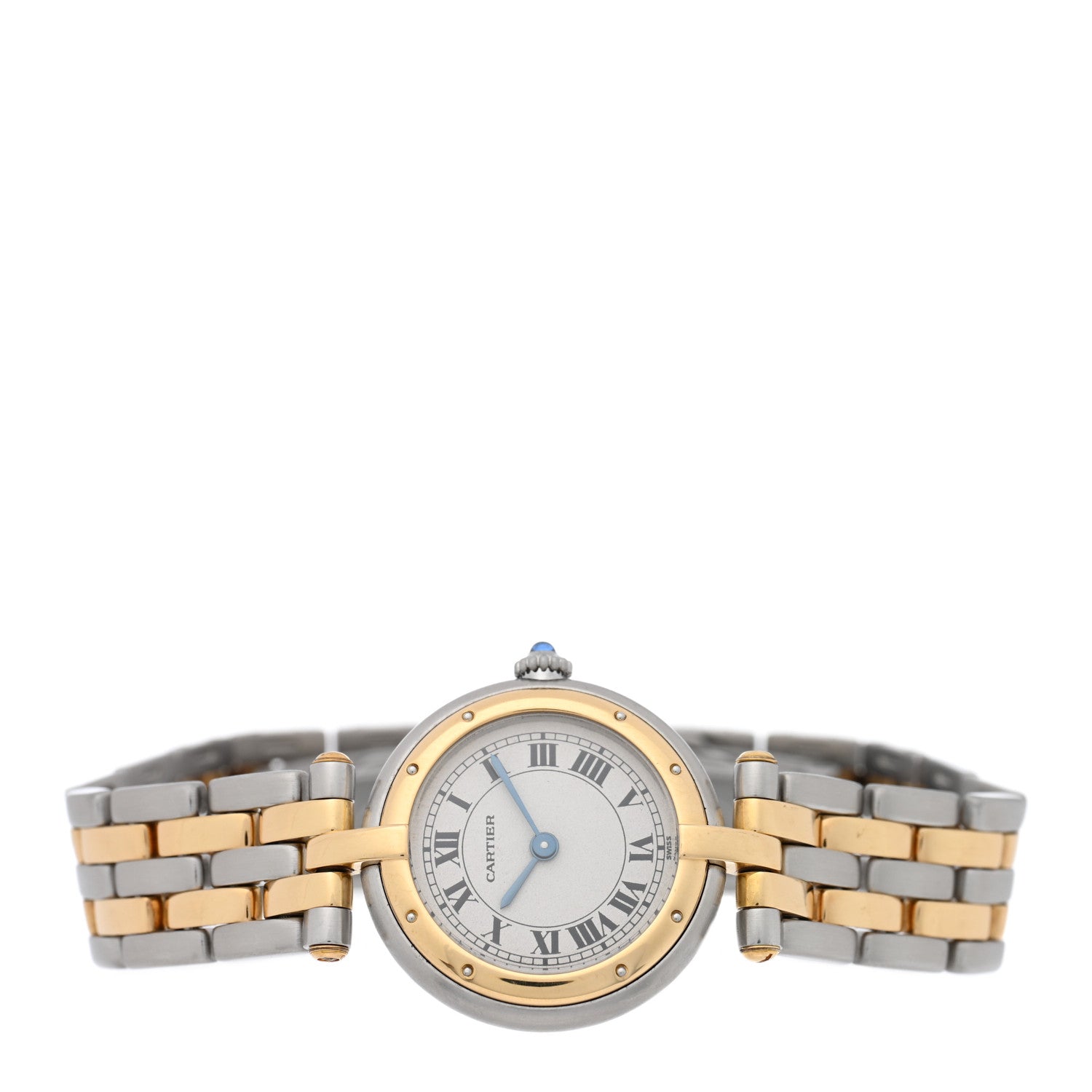 Cartier Stainless Steel 18K Yellow Gold 24mm Panthere Vendome Quartz Watch 2 of 5