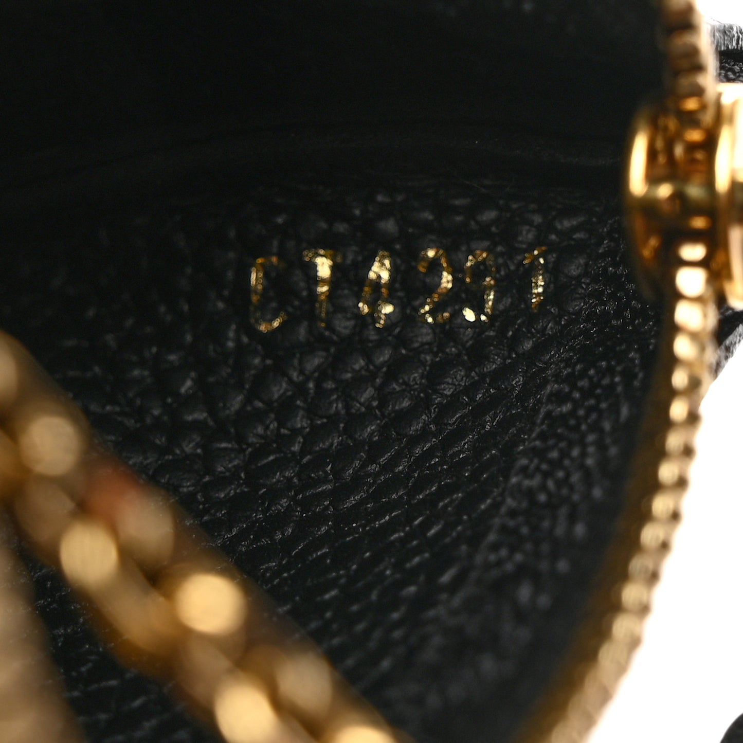 Empreinte Monogram Giant Key Pouch Black Beige