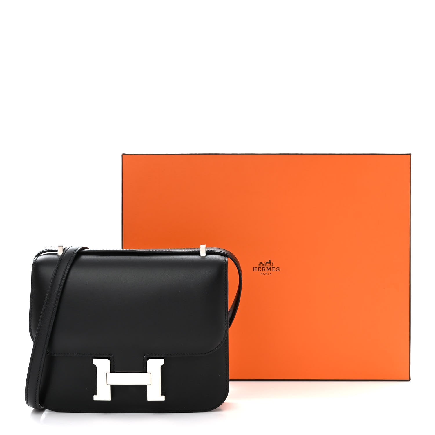 Hermes Allegro Constance Glow 18 Black White 14 of 14