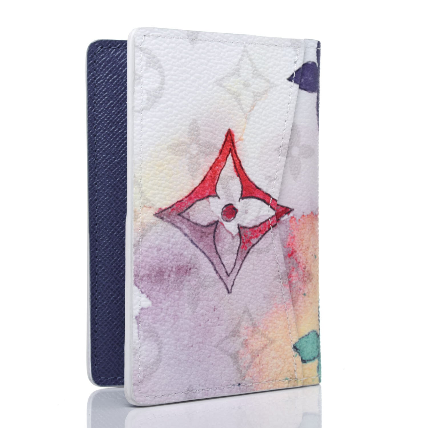 Louis Vuitton Monogram Watercolor Pocket Organizer NM Multicolor 3 of 11