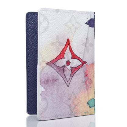 Louis Vuitton Monogram Watercolor Pocket Organizer NM Multicolor 3 of 11