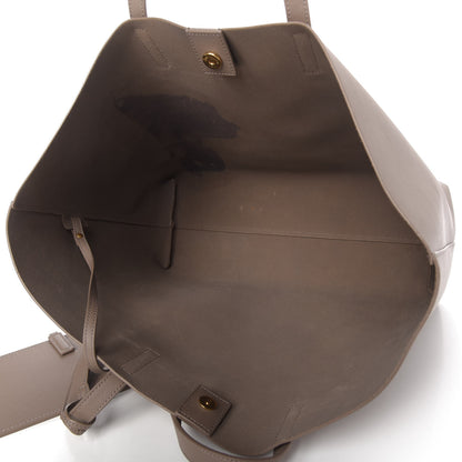 Saint Laurent Calfskin Large Shopping Tote Taupe 5 of 9