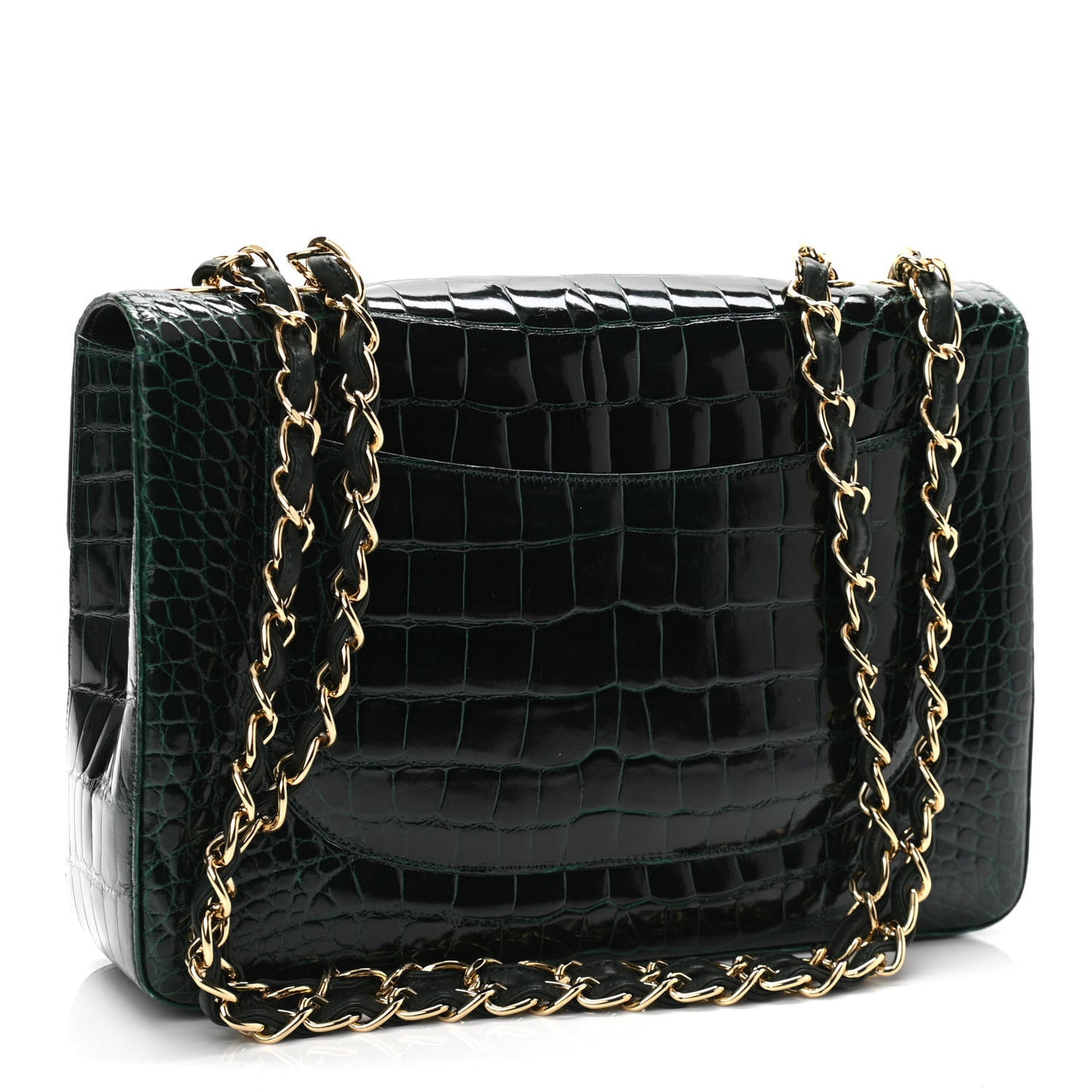 Alligator Jumbo Single Flap Green