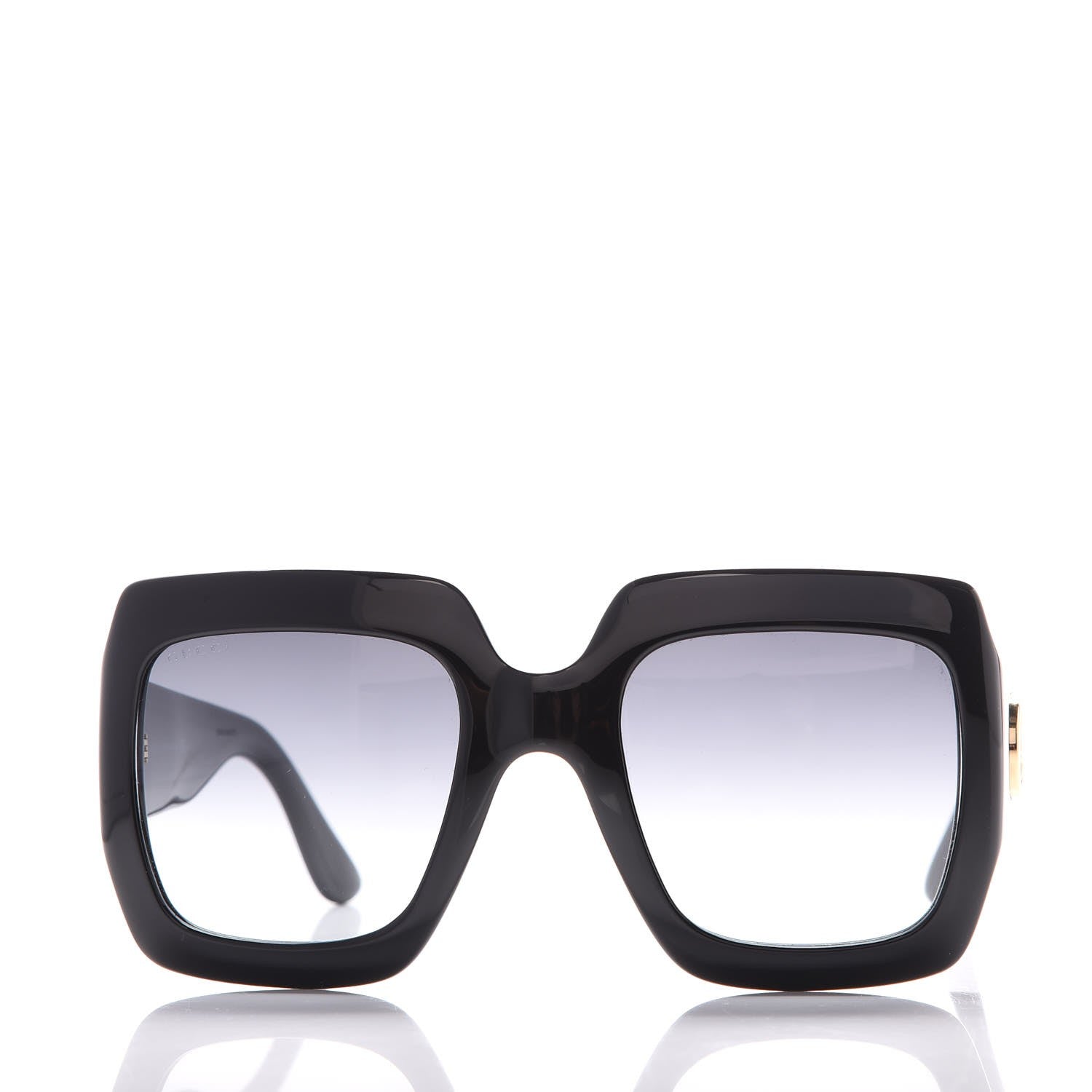 Gucci Acetate Square Frame Sunglasses GG0053S Black 4 of 8