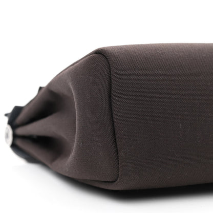 Hermes Toile Militaire Vache Hunter Laque Herbag Zip Retourne PM 31 Ebene Black 11 of 14