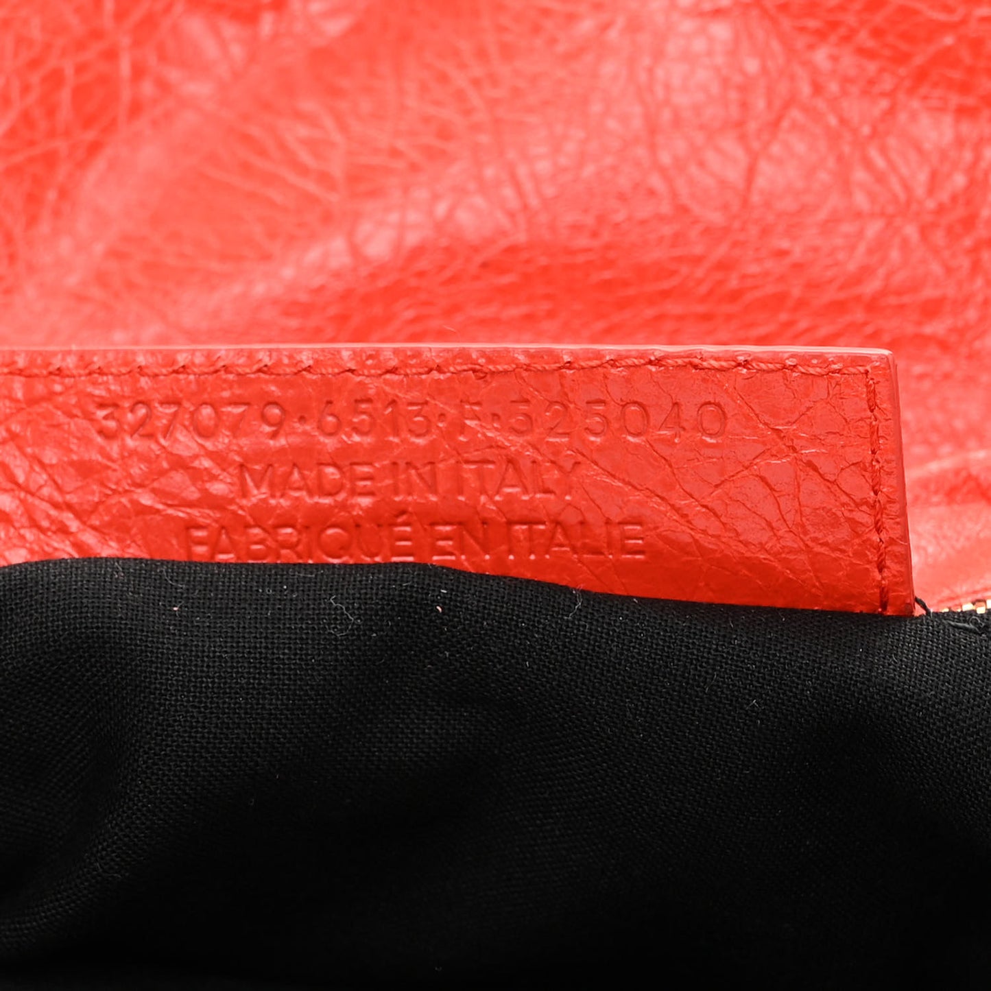 Agneau Giant 12 Gold Hardware Envelope Strap Clutch Rouge Coquelicot