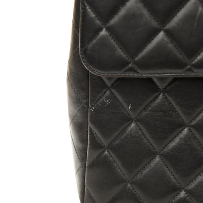 Chanel Lambskin Quilted Jumbo Single Flap Black 15 of 16