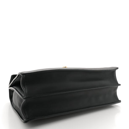 Prada Calfskin Medium Soft Sound Shoulder Bag Black 4 of 12