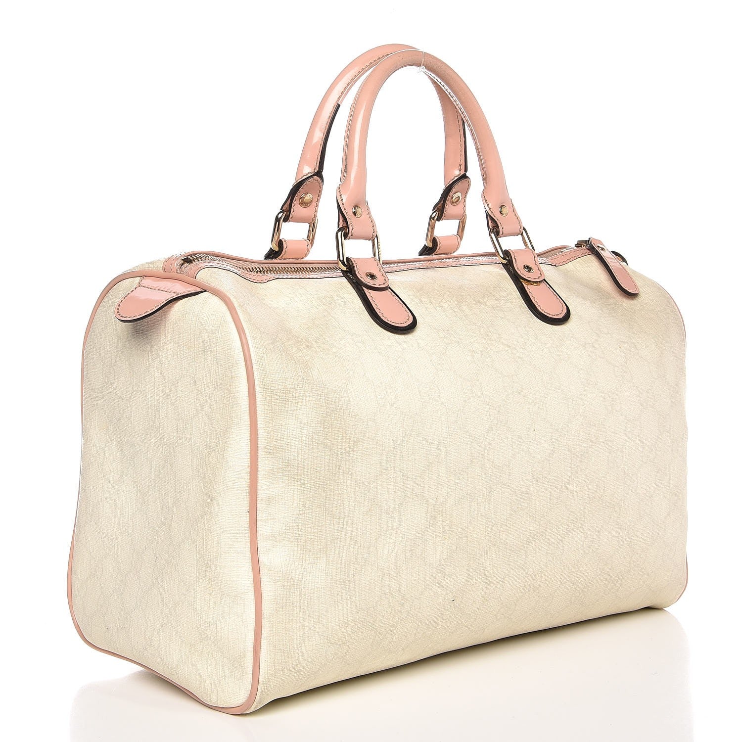 Gucci GG Plus Monogram Mermaid Medium Joy Boston Off White 3 of 17