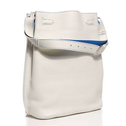 Hermes Taurillon Clemence So Kelly 26 Blanc Mykonos 3 of 16