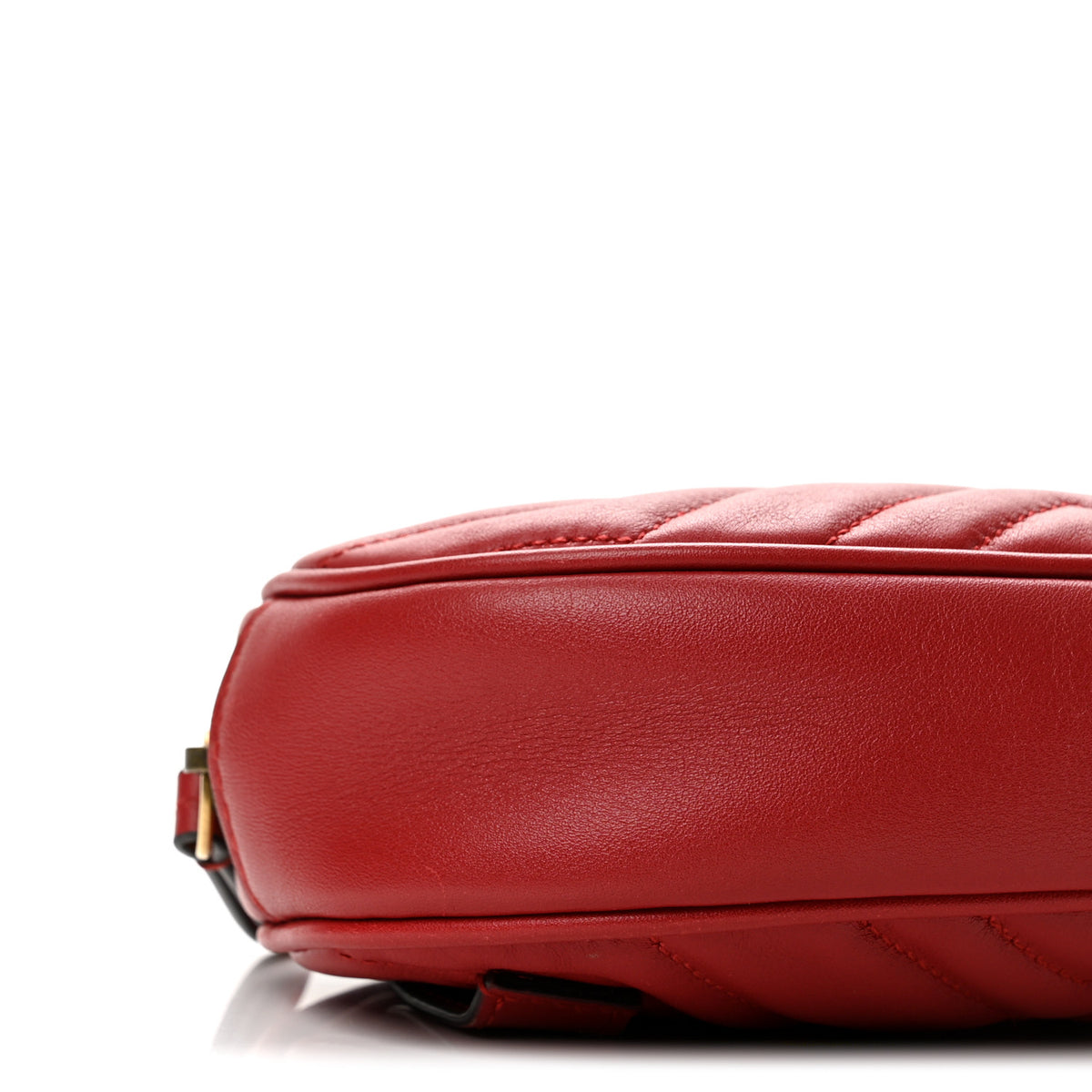 Calfskin Matelasse GG Marmont Belt Bag 85 34 Hibiscus Red
