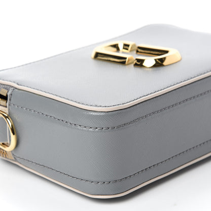 Marc Jacobs Saffiano Small Snapshot Camera Bag Rock Grey 6 of 9