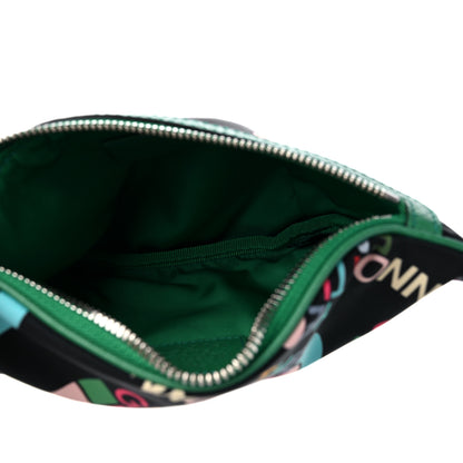 Gucci X THE NORTH FACE Econyl Nylon Textured Dollar Calfskin Belt Bag Black Turquoise New Shamarock New Cherry Red 5 of 8