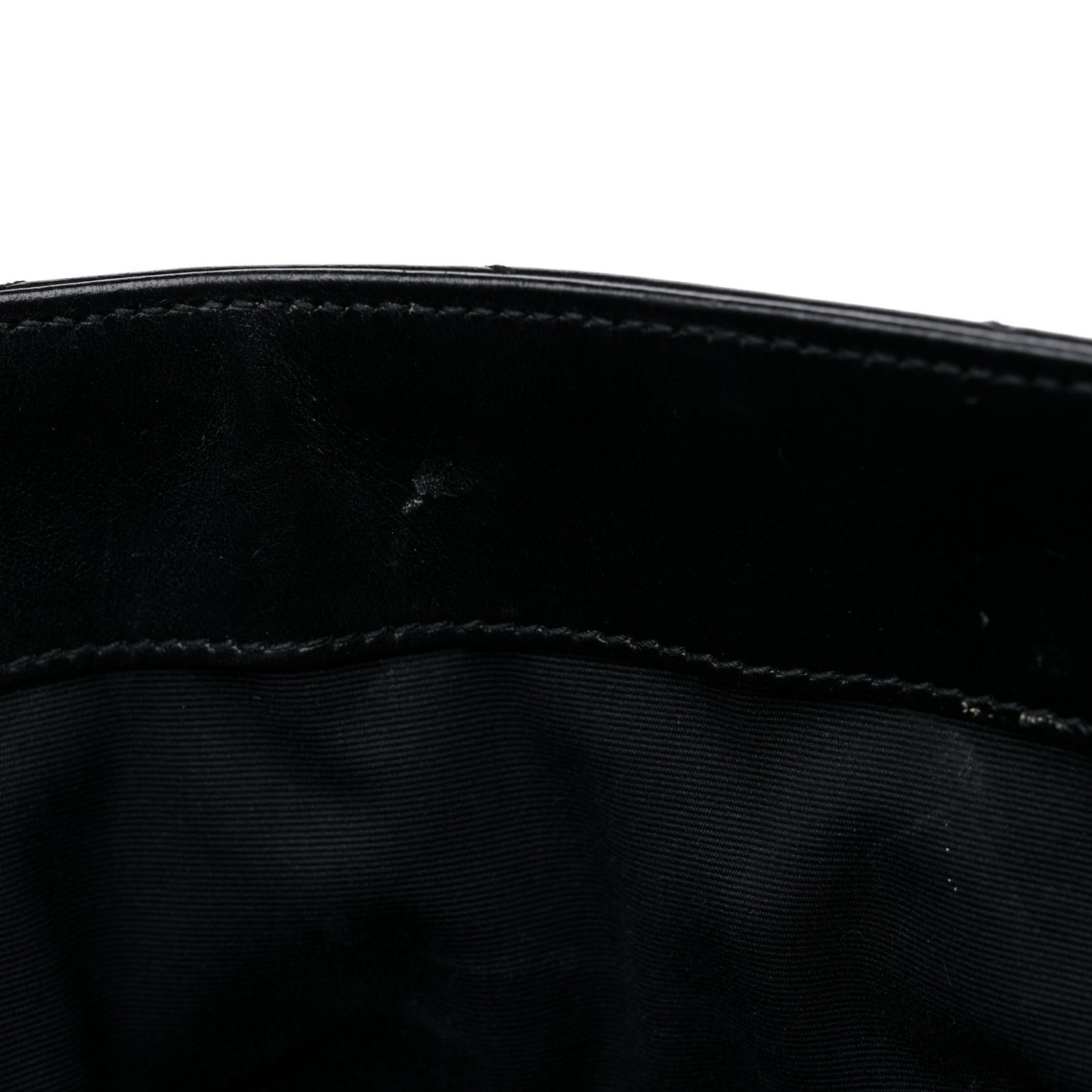 Calfskin Y Quilted Monogram Medium Loulou Chain Satchel Black