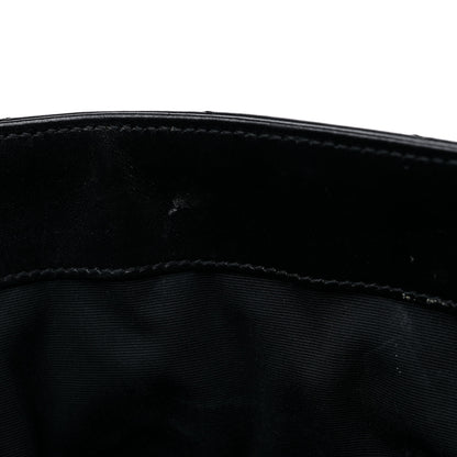 Saint Laurent Calfskin Y Quilted Monogram Medium Loulou Chain Satchel Black 17 of 19