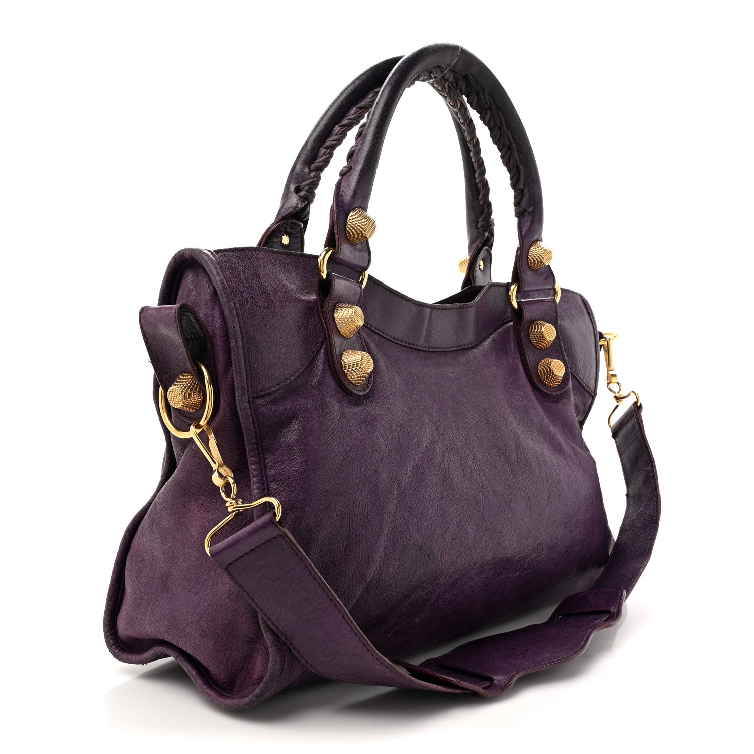 Balenciaga Agneau Giant 21 Gold Hardware City Raisin 4 of 16