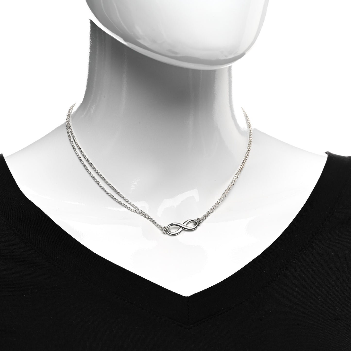 Sterling Silver Infinity Pendant Necklace