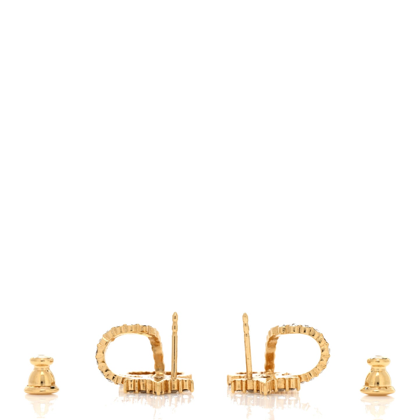 Pearl Clair D Lune Wrap Around Earrings Gold