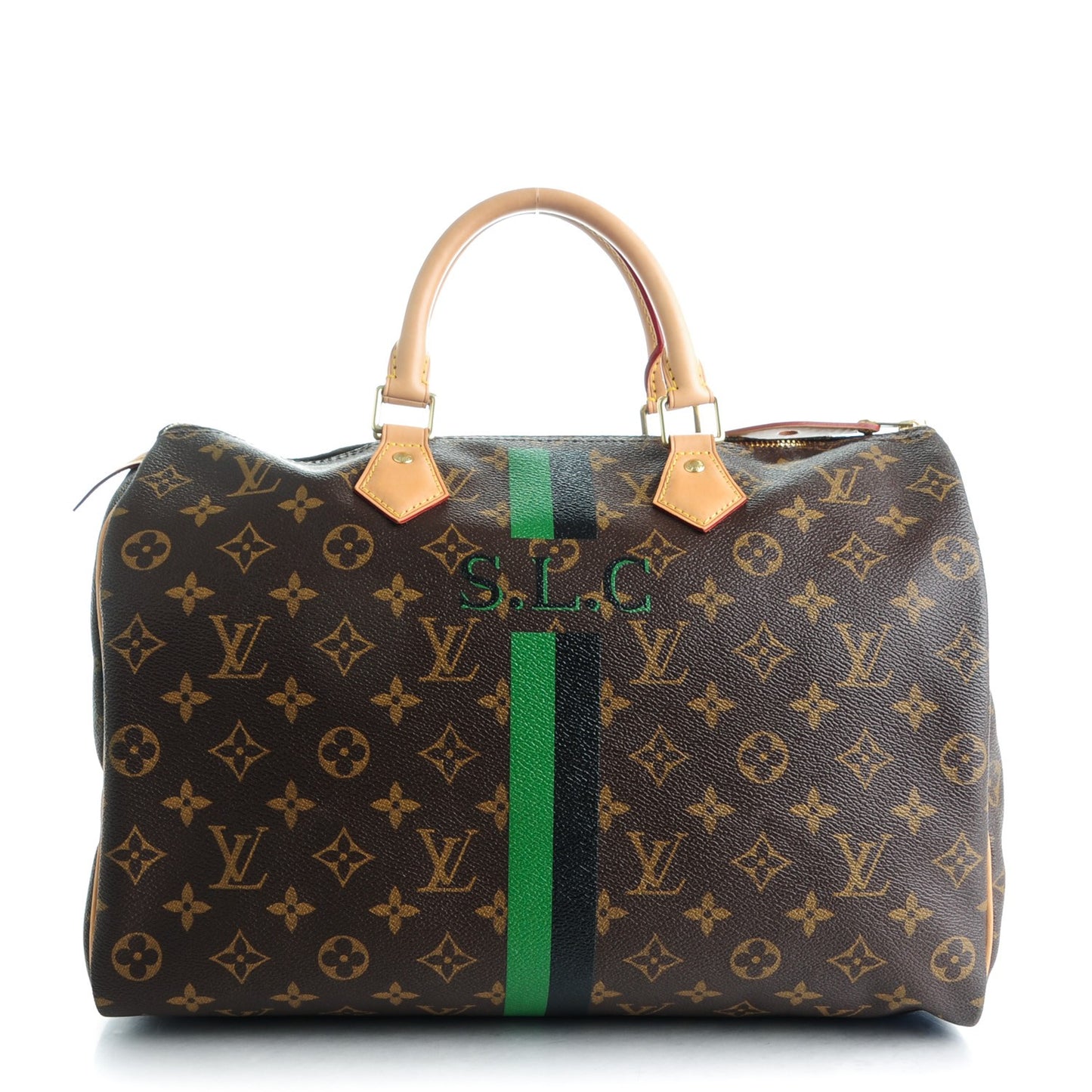 Monogram My LV Heritage Speedy 35 Vert Noir