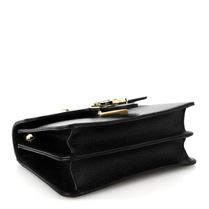 Gucci Dollar Calfskin Small Interlocking G Shoulder Bag Black 4 of 10