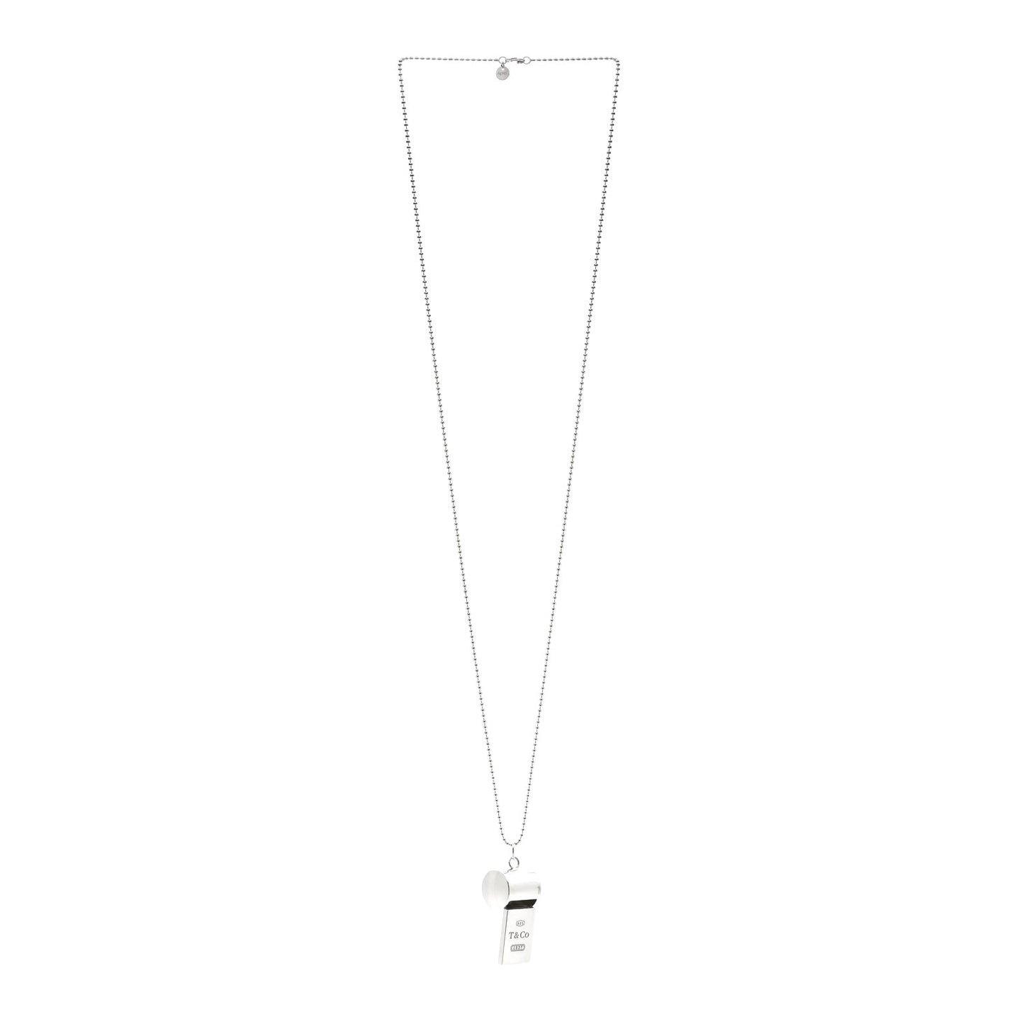Sterling Silver 1837 Whistle Pendant Necklace
