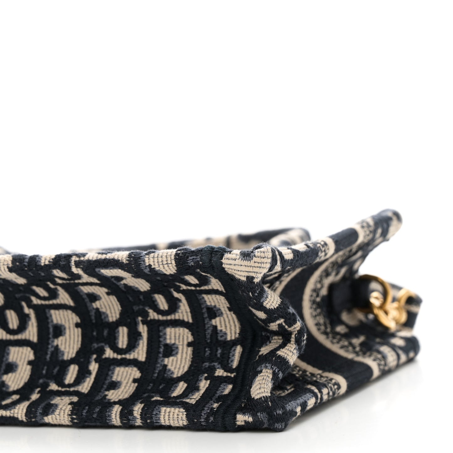 Oblique Mini Book Tote With Strap Blue Multicolor