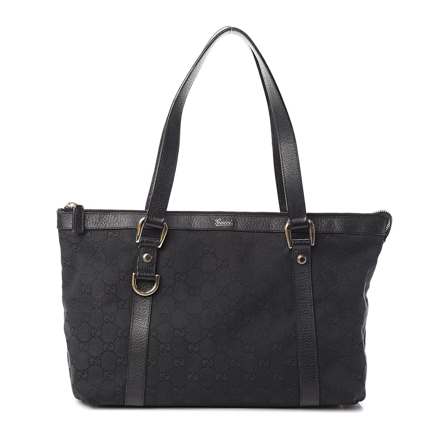 Monogram Abbey Medium Tote Black