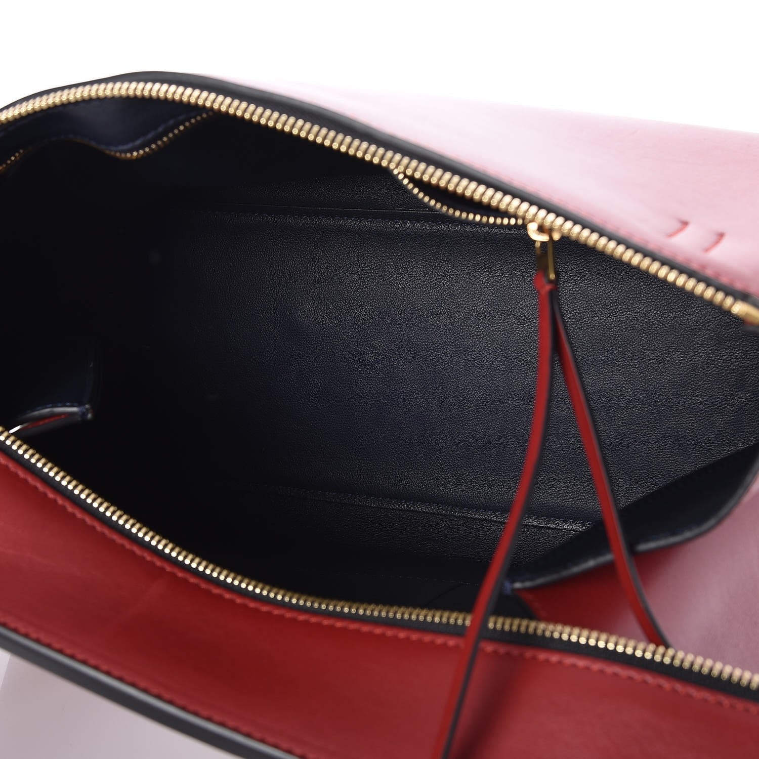 Celine Smooth Calfskin Medium Edge Shoulder Bag Red 5 of 7