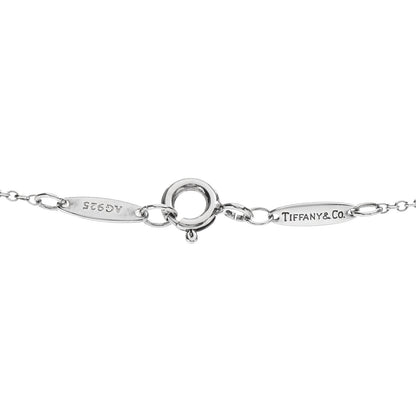 Tiffany Sterling Silver 9mm Elsa Peretti Bean Pendant Necklace 4 of 4