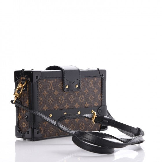Louis Vuitton Monogram Petite Malle Black 3 of 7