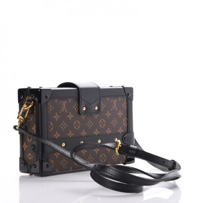 Louis Vuitton Monogram Petite Malle Black 3 of 7