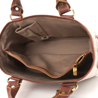 Celine Canvas Calfskin Boogie Satchel Khaki 5 of 10