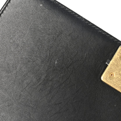 Chanel Lambskin Quilted Medium Boy Flap Black 11 of 11