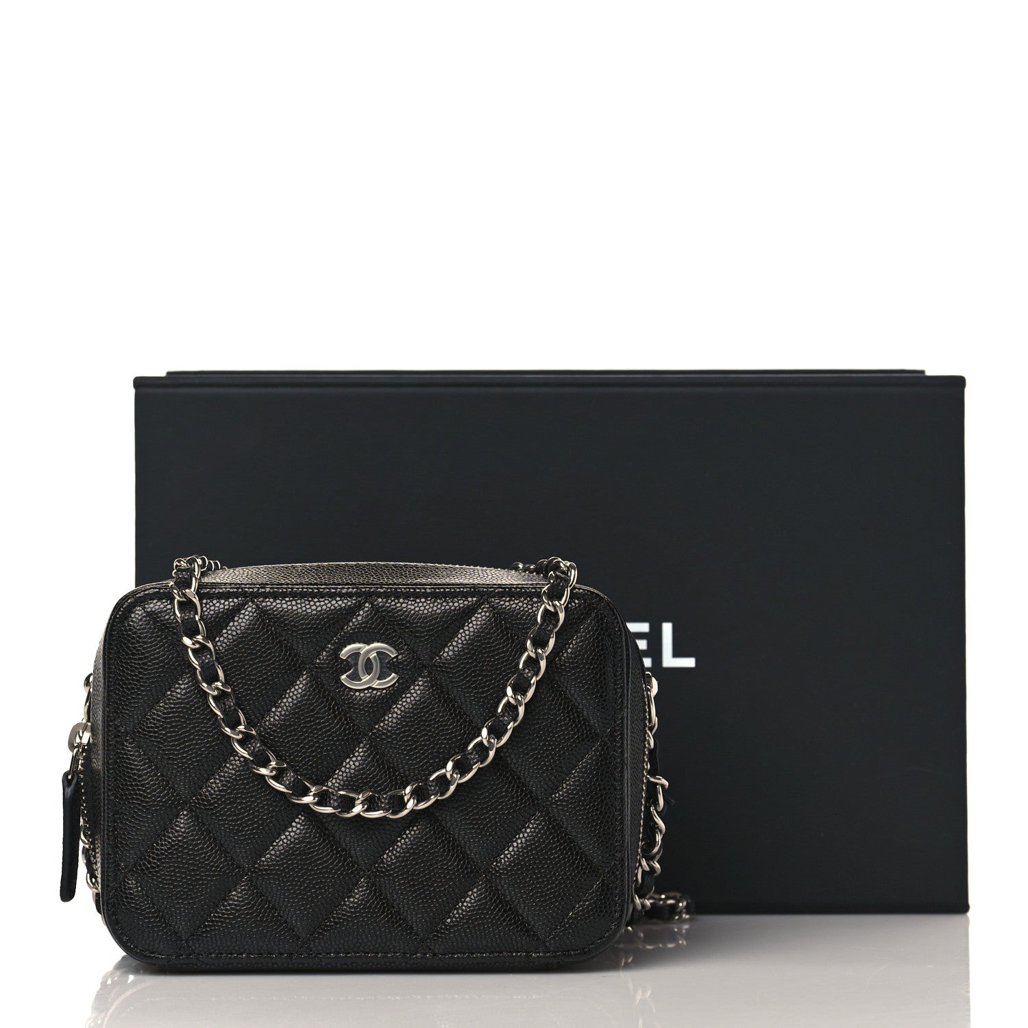 Chanel Caviar Quilted Camera Bag Black 10 of 10