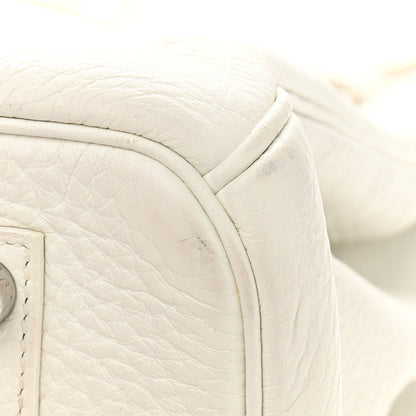 Hermes Taurillon Clemence Birkin 35 White 10 of 24