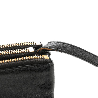 Celine Lambskin Small Trio Crossbody Bag Black 12 of 14