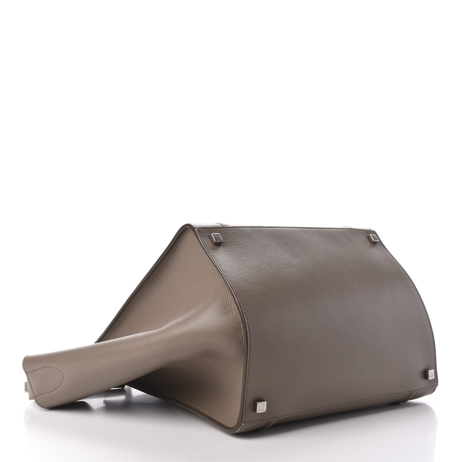 Celine Baby Grained Calfskin Medium Phantom Luggage Taupe 4 of 15