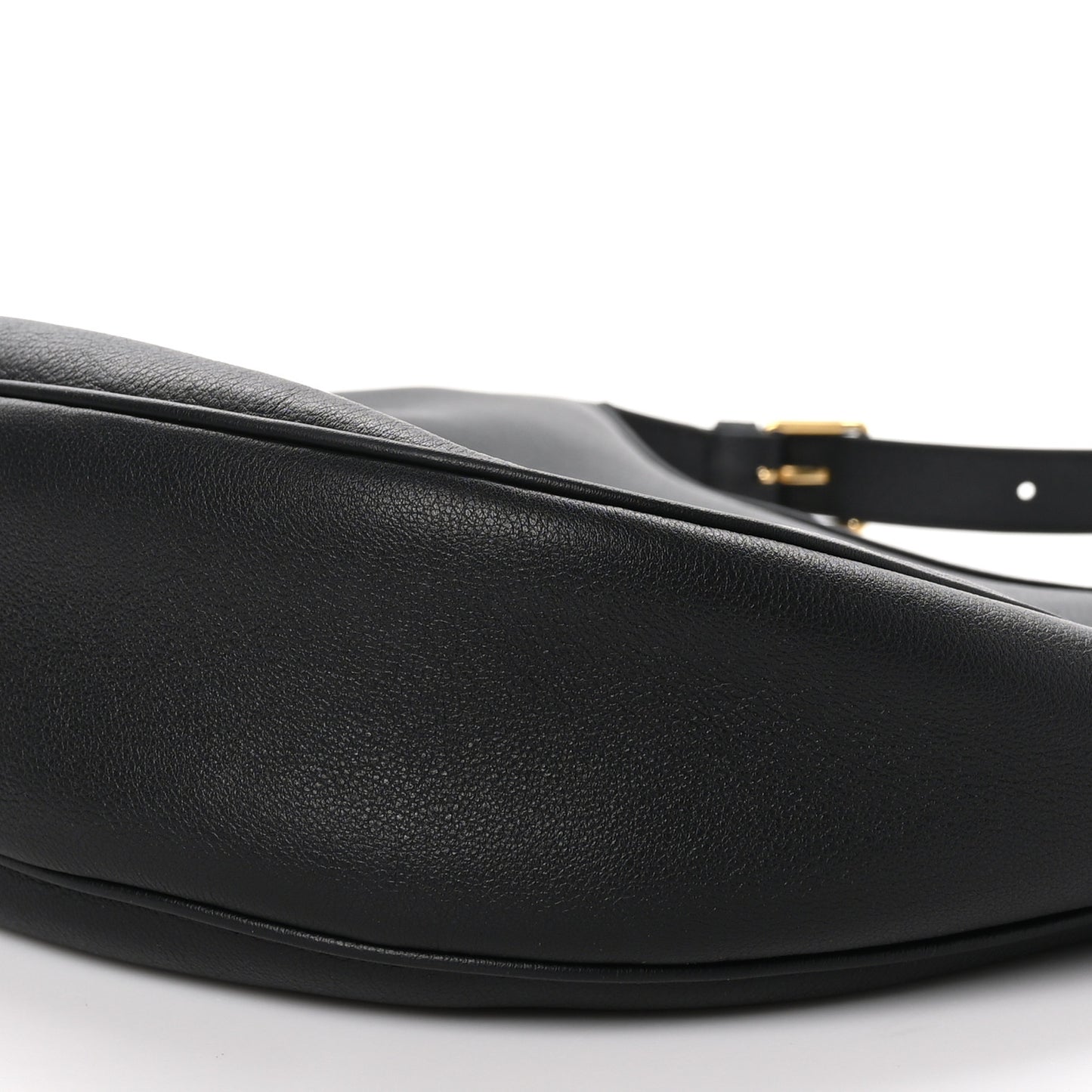 Supple Calfskin Cuir Triomphe Heloise Shoulder Bag Black