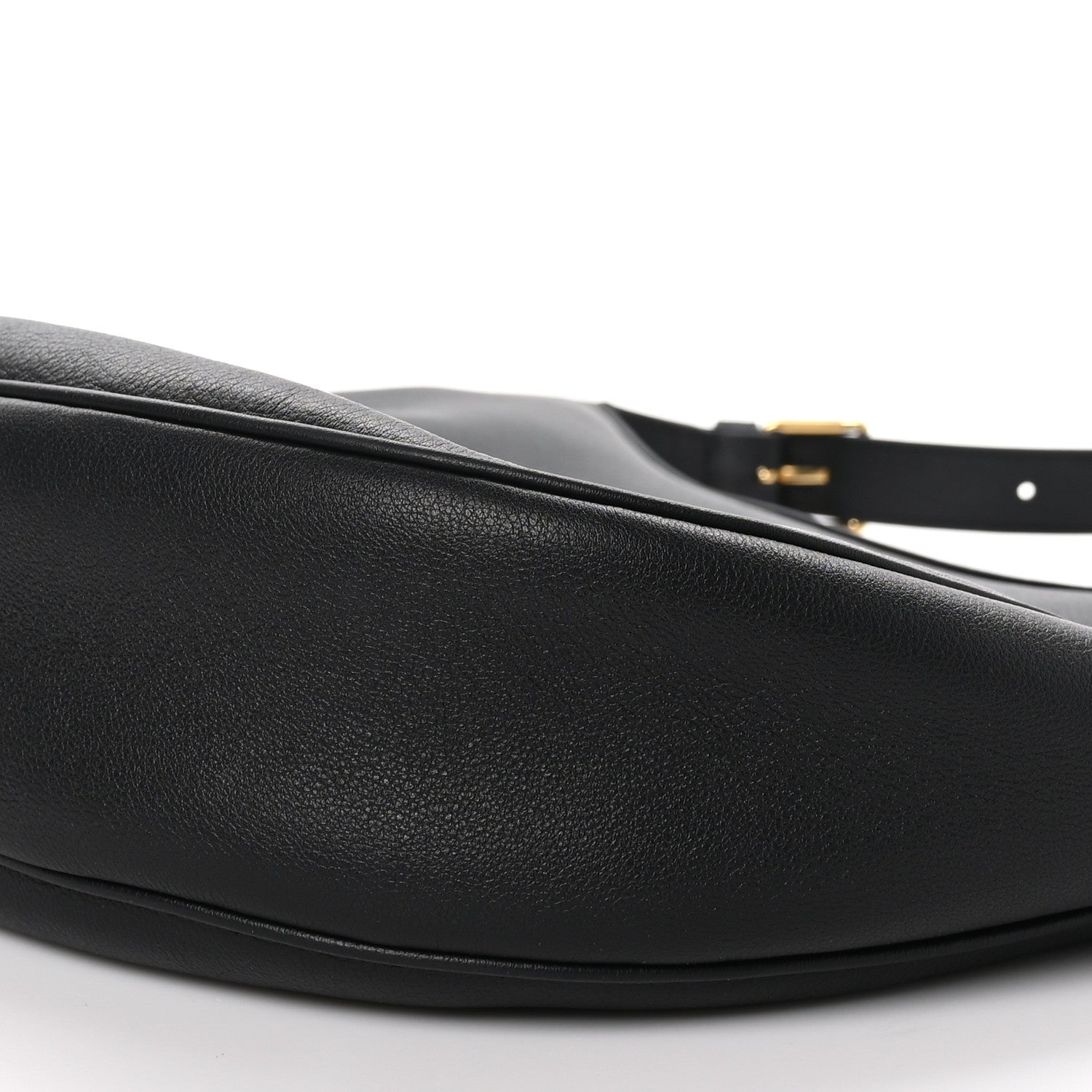 Celine Supple Calfskin Cuir Triomphe Heloise Shoulder Bag Black 9 of 9