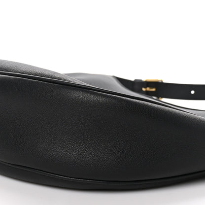 Celine Supple Calfskin Cuir Triomphe Heloise Shoulder Bag Black 9 of 9